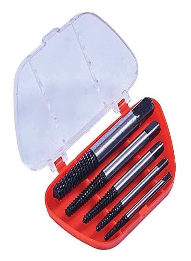 KP2 5-in-1 Multi Bits Hex Socket Wrench Screwdriver Set | Broken & Damaged Screw Extractor Drill Bits | Quick Change Adapter | Heavy Duty Removal Tool for Stripped Screws, Bolts & Nuts